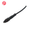 Männliche und weibliche elektrische IP68-Kabel M12 2-poliger elektrischer Stecker weiblich