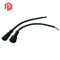 2-poliger wasserdichter LED-Streifen-Stecker und -Buchse
