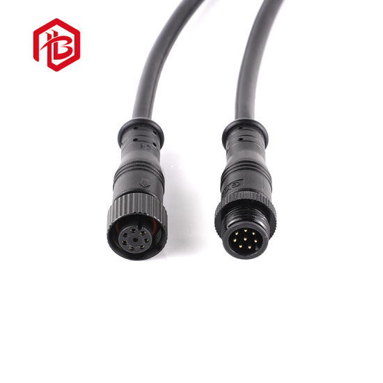 Wirepin Runder Metall M12 3-Pin-Stecker-Buchse
