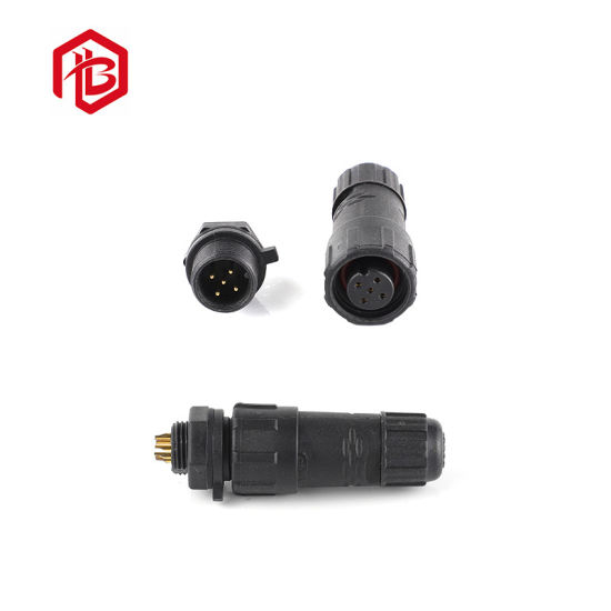 Bett-Plastik wasserdichte elektrische IP67 M14 2-8 Pin-Draht-Steckverbinder