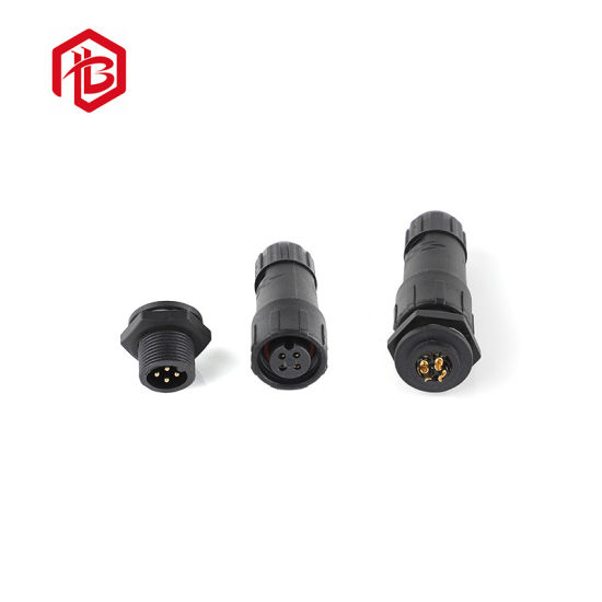 2-8 Pin AWG12-24 wasserdichte elektrische Kabelstecker aus Kunststoff