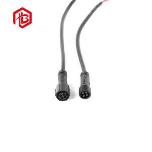 Schwarz/Weiß 2pin 4pin Selbstsichernder alter Ministecker Elektrischer Stecker